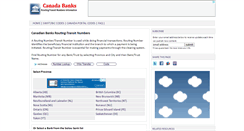 Desktop Screenshot of canadabanksinfo.com